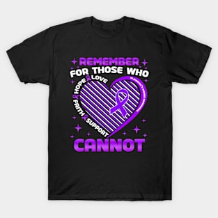 Remember For Those Who Cannot Alzheimer'S Detia T-Shirt